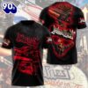 Judas Priest 3D Apparel New 2025 T-shirt For Fans Rock Music 3D Shirt