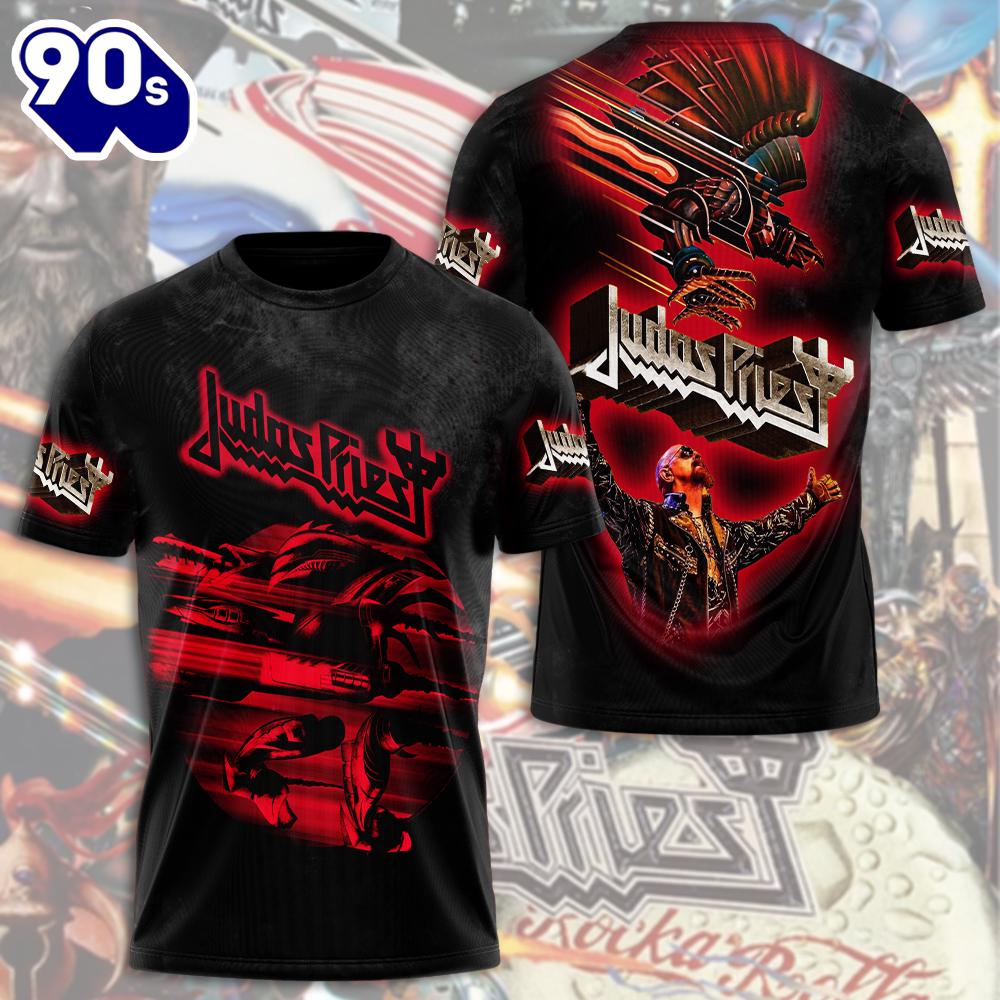 Judas Priest 3D Apparel New 2025 T-shirt For Fans Rock Music 3D Shirt Judas Priest 3D Apparel New 2025 T-shirt For Fans Rock Music 3D Shirt