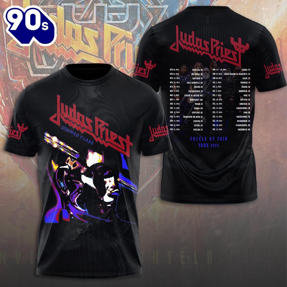 Judas Priest 3D Apparel New 2025 T-shirt Rock Music 3D Shirt Judas Priest 3D Apparel New 2025 T-shirt Rock Music 3D Shirt