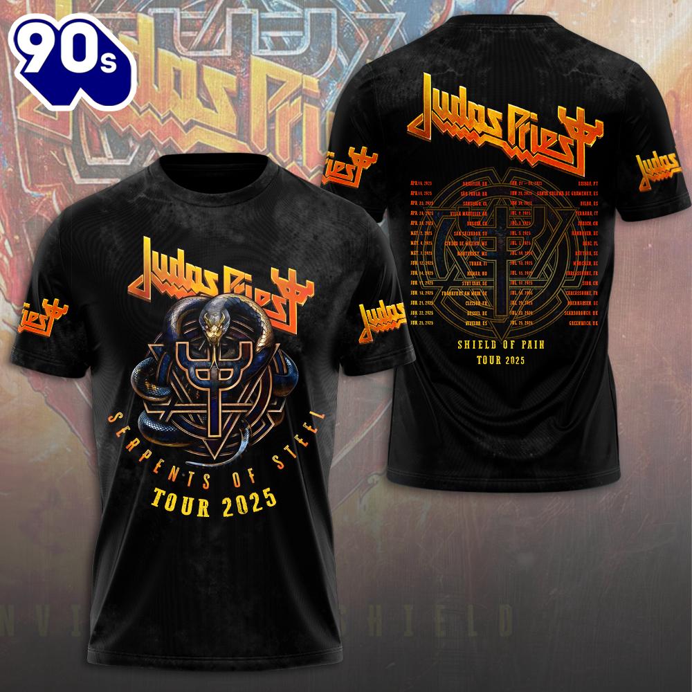 Judas Priest 3D Apparel T-shirt For Fans Rock Music 3D Shirt Judas Priest 3D Apparel T-shirt For Fans Rock Music 3D Shirt