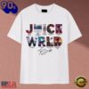 Juice WRLD 999 Album Title Collage Signature Tribute T Shirt, Trending Music 2D Tee