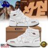 Jungle Sunshine World Tour 2026 27 Limited Edition Signature White Air Jordan 1 Hightop Shoes , Music Sneakers