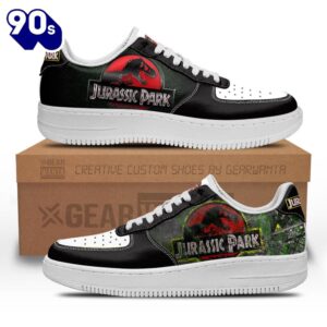 Jurassic Park Air Sneakers Custom For Fans