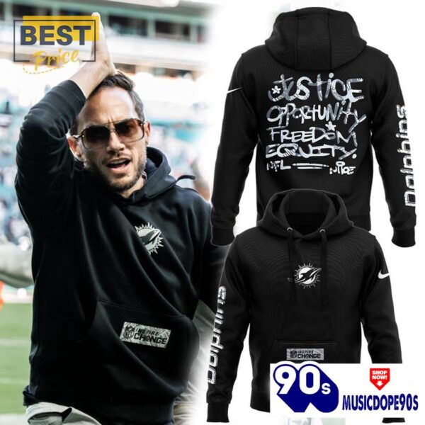 Justice Opportunity Equity Miami Dolphins Hoodie, Jogger, Cap