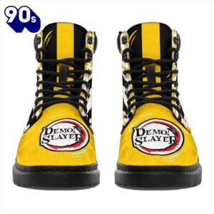 Kaigaku Leather Boots Shoes Demon Slayers Anime Custom