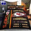 Kansas City Chiefs Bedding Set Christmas For Fans Decor Home