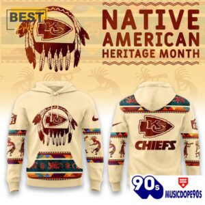 Kansas City Chiefs NFL America Native Hoodie, Jogger, Cap, Jogger, Cap