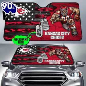 Kansas City Chiefs NFL Car Sun Shade For Fans