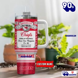 Kansas City Chiefs Nfl Kings Of Football Personalized Tumbler 40oz 1 Kansas City Chiefs Nfl Kings Of Football Personalized Tumbler 40oz