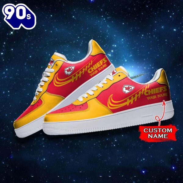 Kansas City Chiefs NFL Personalized Air Force Sneaker