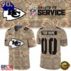 Kansas City Chiefs NFL Salute To Service 2026 Custom Name & Number New Football Jersey, Viral Football Jersey