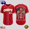 Kansas City Chiefs NFL Stand For The Flag Kneel For The Cross Baseball Jersey Shirt , Trending NFL Jersey