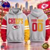 Kansas City Chiefs NFL Two Tone Colorblock Varsity Hoodie, NFL Trending Shirt