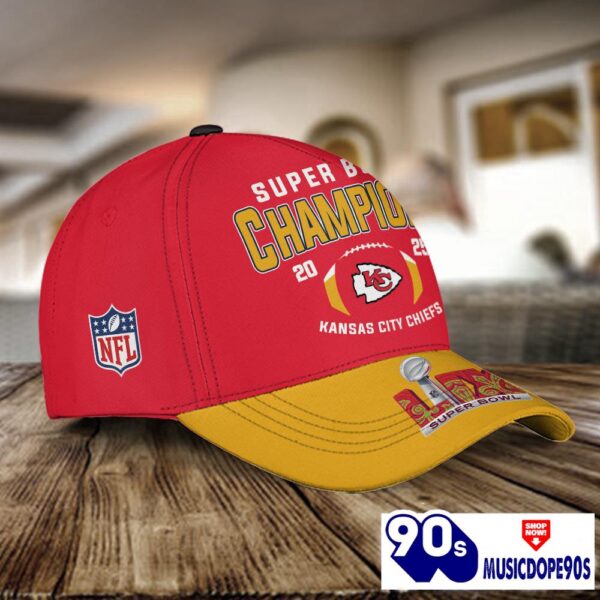 Kansas City Chiefs Super Bowl LIX Champions Classic Cap