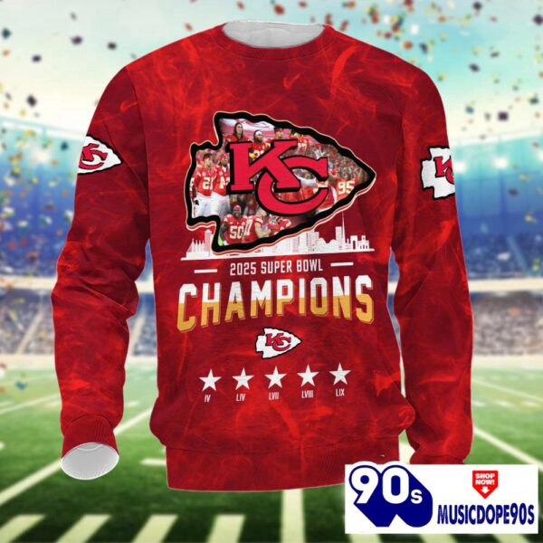 Kansas City Chiefs Super Bowl LIX Champions Normal Hoodie