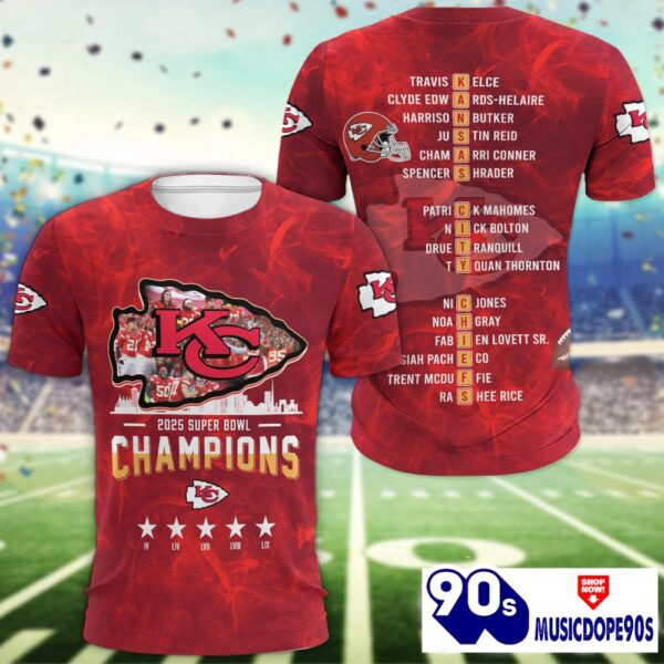 Kansas City Chiefs Super Bowl LIX Champions Normal Hoodie