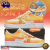 Karol G VIAJANDO POR EL MUNDO TROPITOUR Signed 2026 Orange Air Force 1 Shoes