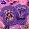 Katy Perry Electric Dreams, California Glow, Sing Loud Shine Brighter 3D Shirt, Viral 3D Music Tee