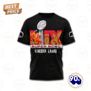 Kendrick Lamar Super Bowl 2025 Halftime Show T-Shirt, Hoodie – Black