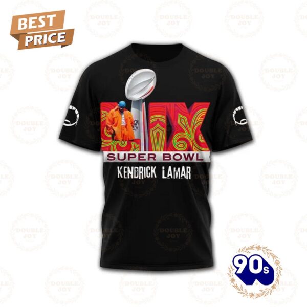 Kendrick Lamar Super Bowl 2025 Halftime Show T-Shirt, Hoodie – Black