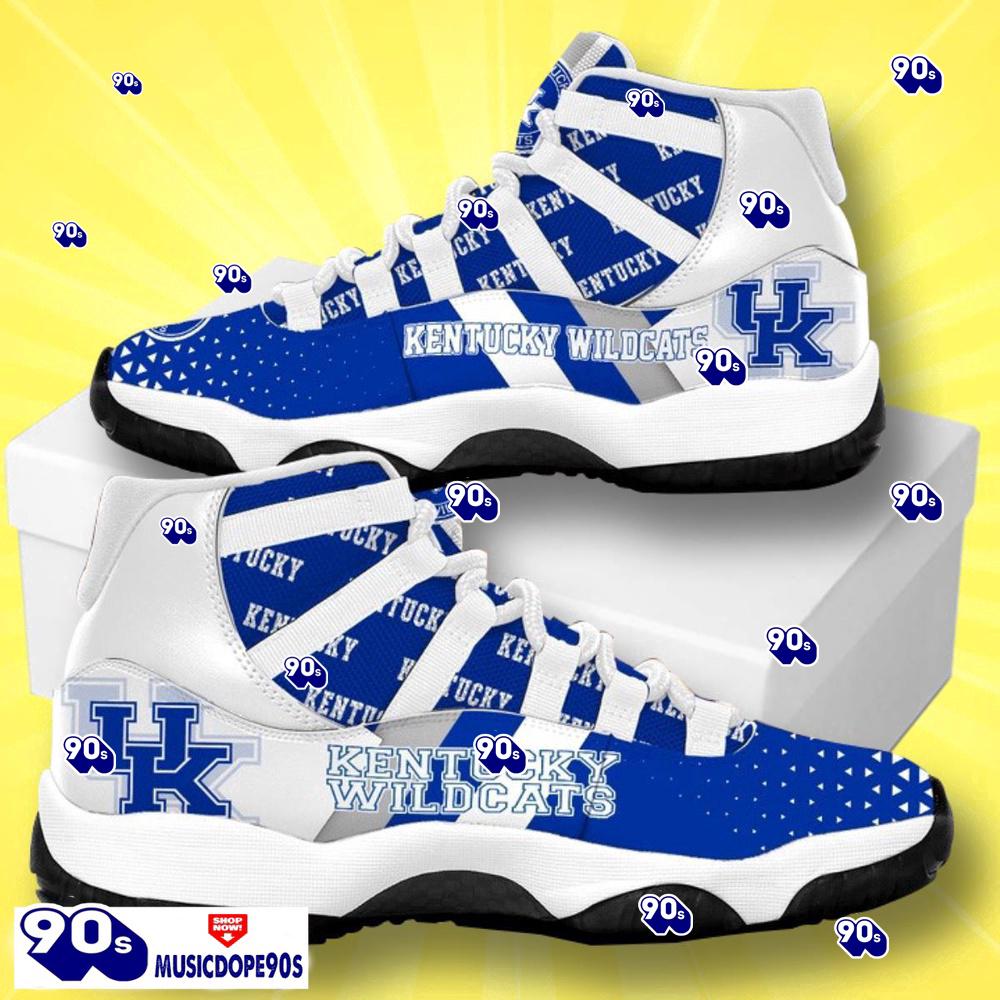 Kentucky Wildcats Football Team Football Team Air Jordan 11 Custom Name Sneakers For Fans Kentucky Wildcats Football Team Football Team Air Jordan 11 Custom Name Sneakers For Fans
