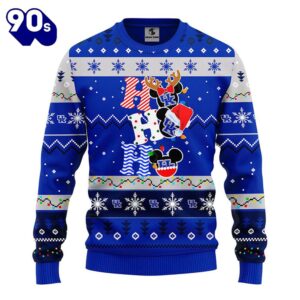 Kentucky Wildcats Hohoho Mickey Christmas Ugly Sweater