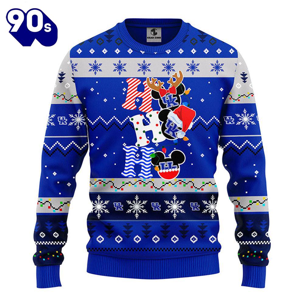 Kentucky Wildcats Hohoho Mickey Christmas Ugly Sweater Gift Christmas Kentucky Wildcats Hohoho Mickey Christmas Ugly Sweater Gift Christmas