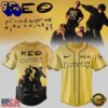 KEO Put A Smile On For Me Tour Signed 2026 Yellow Baseball Jersey, Trend Baseball Jersey
