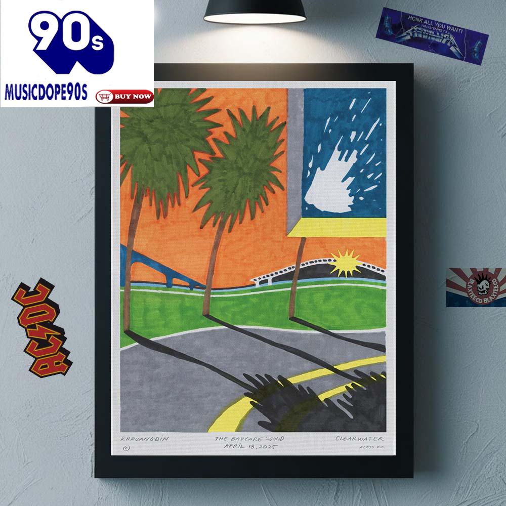 Khruangbin Gig For Clearwater Florida At The BayCare Sound On April 18 2025 Canvas Khruangbin Gig For Clearwater Florida At The BayCare Sound On April 18 2025 Canvas