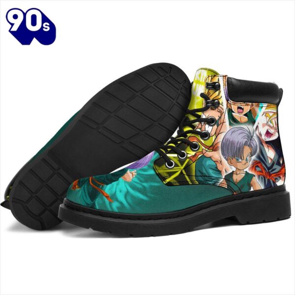 Kid Trunk Dragon Ball Leather Boots Shoes Custom Anime Fan Gift Idea