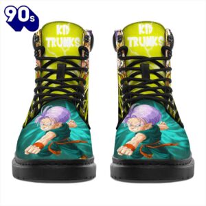 Kid Trunk Dragon Ball Leather Boots Shoes Custom Anime Fan Gift Idea