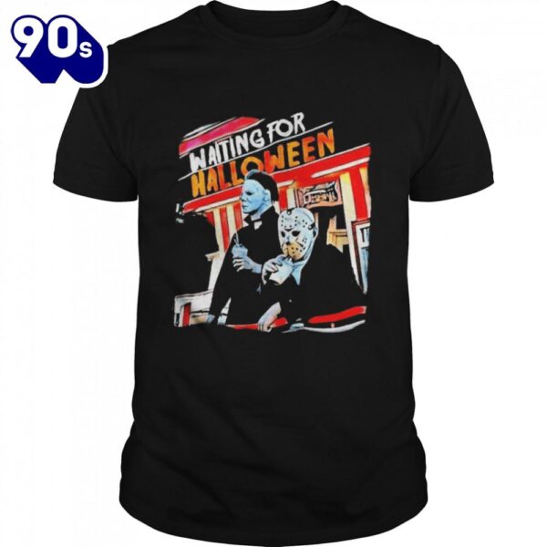 Killer Mask Waiting For Halloween Horror Movies T-Shirts