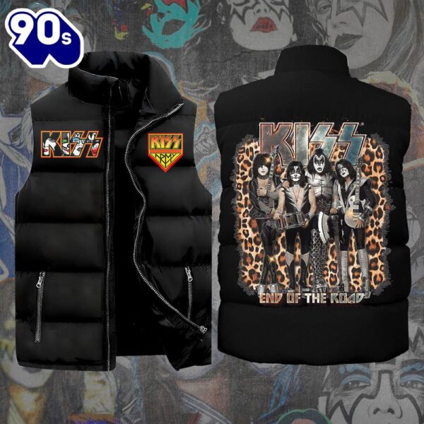 Kiss Band 2D Band Best Sleeveless Jacket – Music Sleeveless Down Jacket