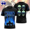 Kiss Band 3D Apparel Gift For Fans Rock Music 3D Shirt