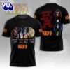 Kiss Band 3D Apparel New 2025 T-shirt For Fans Rock Music 3D Shirt
