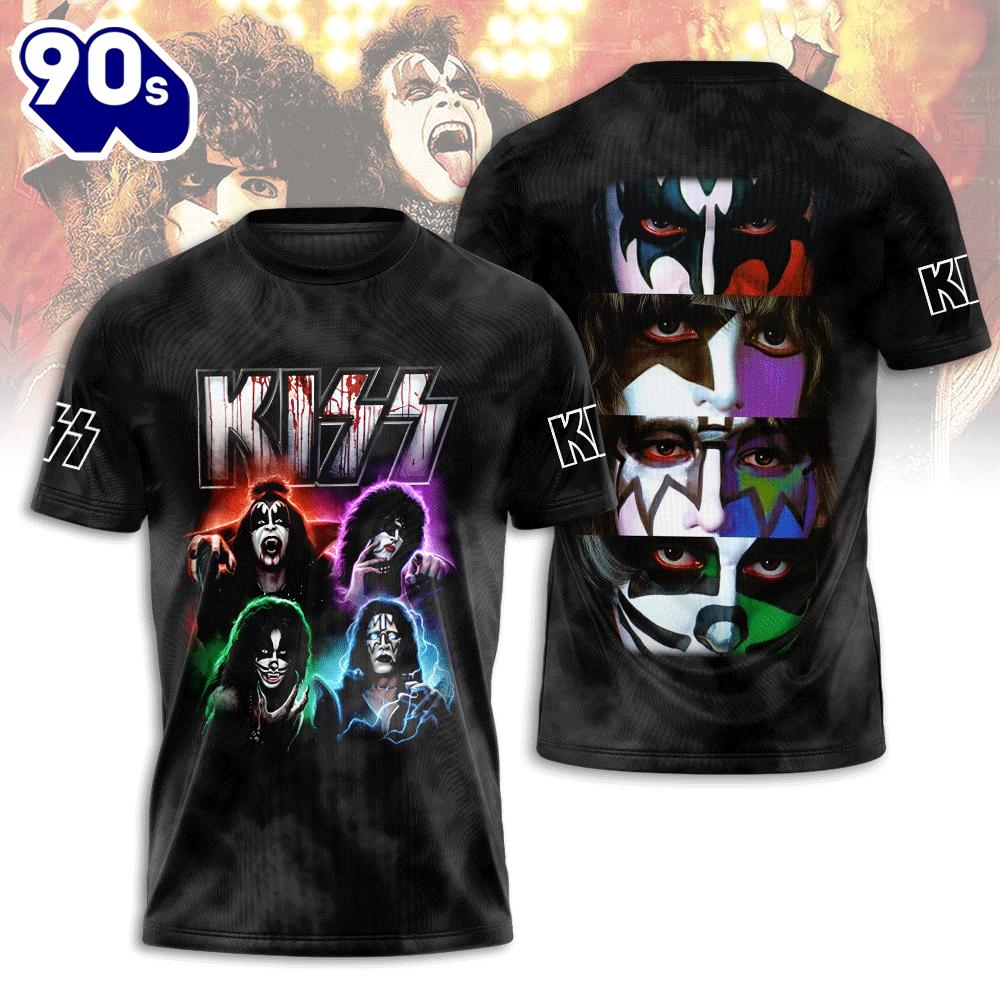 Kiss Band 3D Apparel New Trend Rock Music 3D Shirt Kiss Band 3D Apparel New Trend Rock Music 3D Shirt