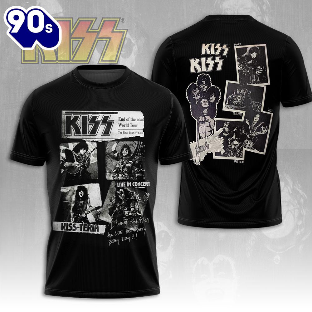 Kiss Band 3D Apparel Summer 2025 Shirts Rock Music 3D Shirt Kiss Band 3D Apparel Summer 2025 Shirts Rock Music 3D Shirt