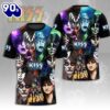 Kiss Band 3D Apparel T-shirt For Fans Rock Music 3D Shirt