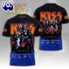 Kiss Band 3D Apparel T-shirt Gift Fans Rock Music 3D Shirt