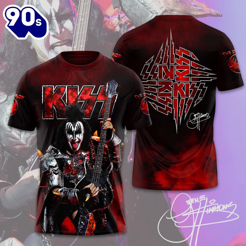 Kiss Band 3D Apparel  T-shirt Trendding Rock Music 3D Shirt Kiss Band 3D Apparel  T-shirt Trendding Rock Music 3D Shirt