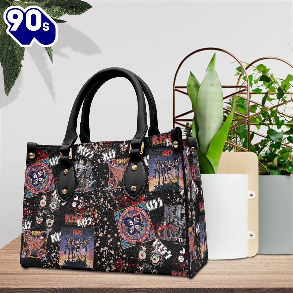Kiss Band 3D Leather HandBag Gift For Christmas Kiss Band 3D Leather HandBag Gift For Christmas