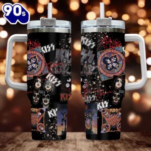 Kiss Band 40oz Stanley Tumbler…