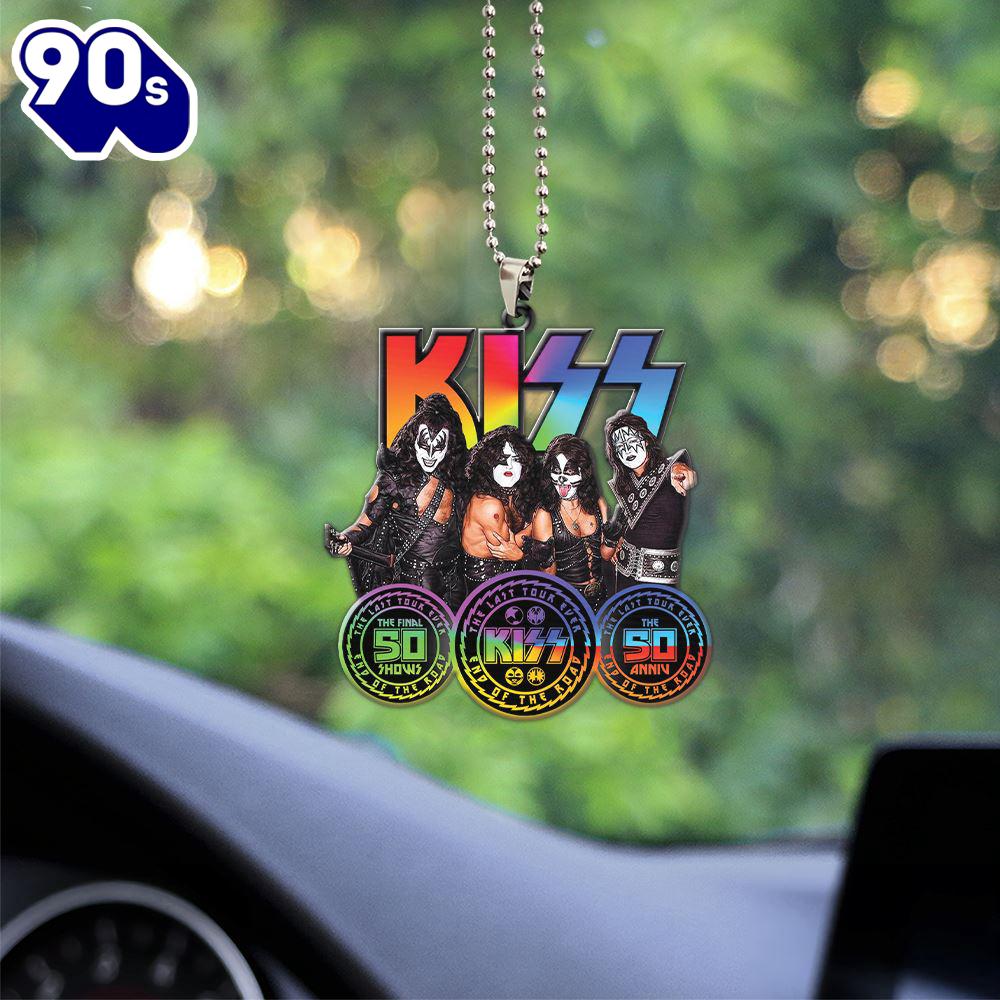 Kiss Band Acrylic Car Ornament, Christmas Ornament Christmas Day Kiss Band Acrylic Car Ornament, Christmas Ornament Christmas Day