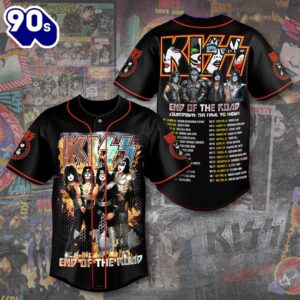 Kiss Band Baseball Jersey