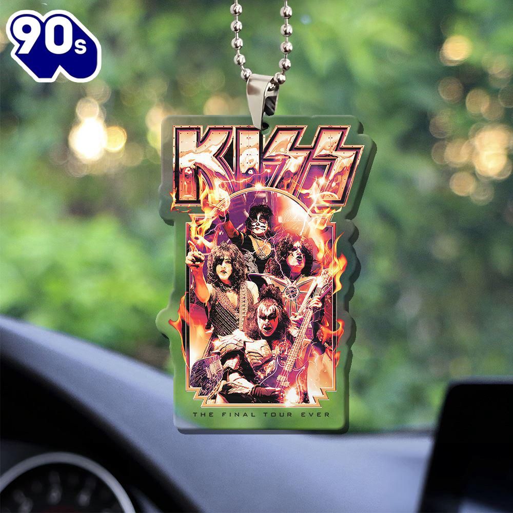 Kiss Band Decor Christmas Acrylic Car Ornament, Hanging Ornament Christmas Day Kiss Band Decor Christmas Acrylic Car Ornament, Hanging Ornament Christmas Day