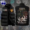 Kiss Band Flag US 2D Sleeveless Jacket – Music Sleeveless Down Jacket