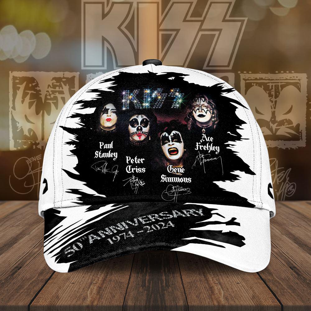Kiss Band Four Girls, Kiss Band Classic Cap Kiss Band Four Girls, Kiss Band Classic Cap