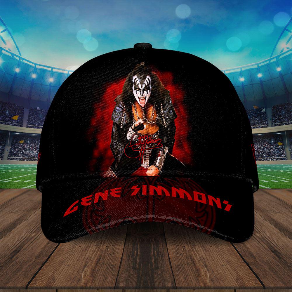 Kiss Band, Gene Simmons Cap, Kiss Band Classic Cap Kiss Band, Gene Simmons Cap, Kiss Band Classic Cap