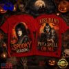 KISS Band Halloween Moon Paul Stanley And Gene Simmons Spooky Season 3D Shirt , Music New Design T Shirt