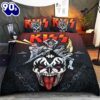 Kiss Band Merry Christmas Gift Fans Bedding Set Decor Home